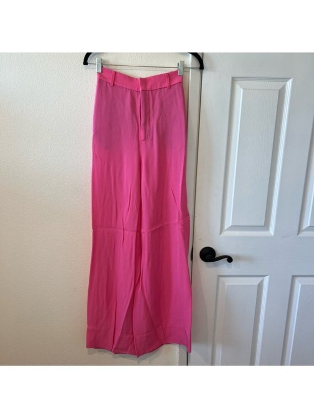Wide Leg Relaxed High Waist Pink Pants Size Small